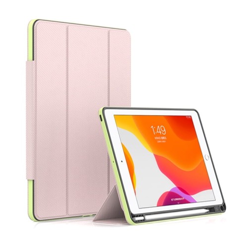 Mutural ZHIYA Etui Smart Cover Pen Slot do iPad Air 4 10.9 różowe