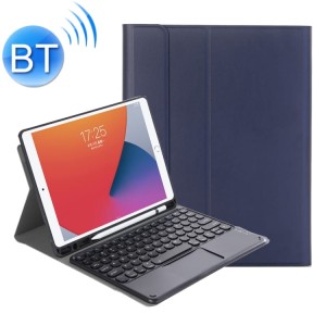 Etui Klawiatura TouchPad Pen Slot do Apple iPad Air 4 10.9 granatowe
