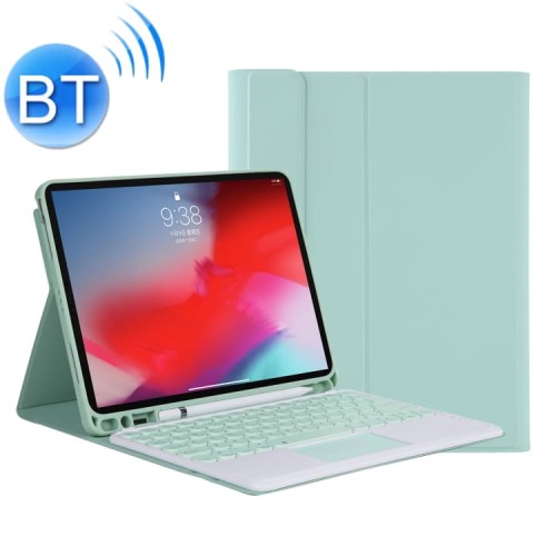 Etui Klawiatura TouchPad Pen Slot do Apple iPad Air 4 10.9 miętowe