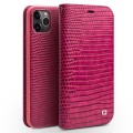Skórzane Etui Pokrowiec QIALINO iPhone 11 Pro Max różowe