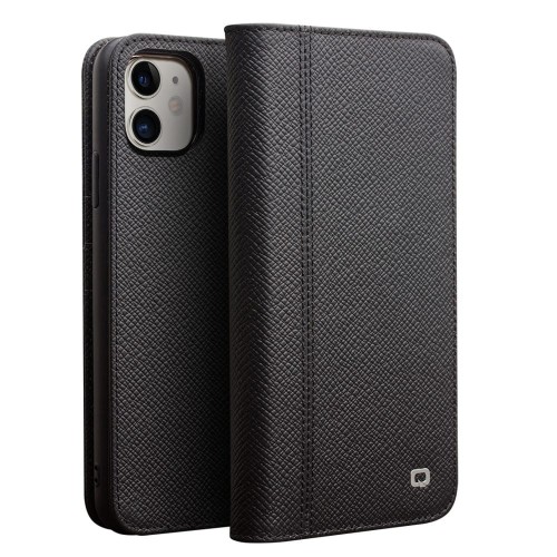 QIALINO 2w1 Skórzany Magnetyczny Pokrowiec do iPhone 11