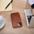 iCARER Skórzany Magnetyczny Pokrowiec iPhone 11
