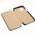 iCARER Skórzany Elegancki Pokrowiec iPhone 11 czarny