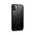 iCARER Skórzany Elegancki Pokrowiec iPhone 11 czarny