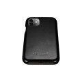 iCARER Skórzany Elegancki Pokrowiec iPhone 11 czarny