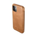 iCARER Skórzany Elegancki Pokrowiec iPhone 11 brązowy jasny