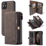 Etui Pokrowiec Portfel CASEME do iPhone 11 brązowy