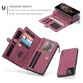 Etui Pokrowiec Portfel CASEME do iPhone 11 bordowy