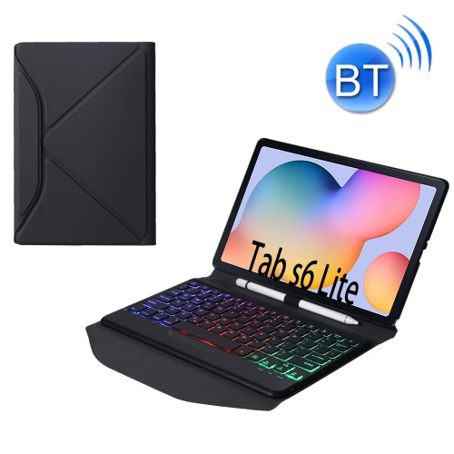 Etui Bezprzewodowa Podświetlana Klawiatura Pen Slot Samsung Galaxy Tab S6 Lite czarna