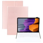 Etui Klawiatura do Samsung Galaxy Tab S7 Plus / Galaxy Tab S7 FE różowe 