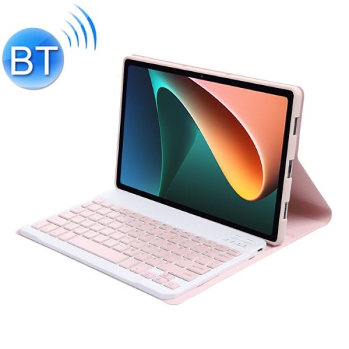 Etui Pokrowiec Klawiatura do Xiaomi Pad 5/5 Pro różowe