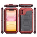 Mocne Pancerne Etui Shockproof do iPhone 11 czerwone
