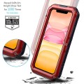 Mocne Pancerne Etui Shockproof do iPhone 11 czerwone