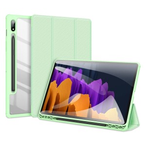 DUX DUCIS TOBY Series Smart Cover do Samsung Galaxy Tab S7 zielony