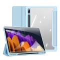 DUX DUCIS TOBY Series Smart Cover do Samsung Galaxy Tab S7 niebieskie