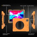 Shockproof Pancerne Etui Obudowa do iPad Pro 12.9 2021/2020 pomarańczowe