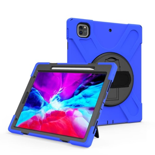 Shockproof Pancerne Etui Obudowa do iPad Pro 12.9 2021/2020 niebieskie