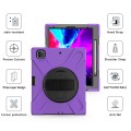 Shockproof Pancerne Etui Obudowa do iPad Pro 12.9 2021/2020 fioletowe