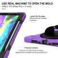 Shockproof Pancerne Etui Obudowa do iPad Pro 11 2021/2020/2018 fioletowe