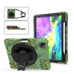 Shockproof  Pancerne Etui Obudowa do iPad Pro 11 2021/2020 zielone wojskowe