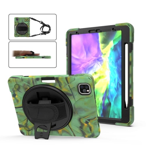 Shockproof Pancerne Etui Obudowa do iPad Pro 11 2021/2020 zielone wojskowe