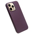 QIALINO MagSafe Skórzane Etui Plecki do iPhone 13 Pro fioletowe