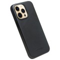 QIALINO MagSafe Skórzane Etui Plecki do iPhone 13 Pro Max 
 czarne