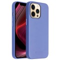 QIALINO MagSafe Skórzane Etui Plecki do iPhone 13 Pro Max niebieskie