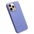 QIALINO MagSafe Skórzane Etui Plecki do iPhone 13 Pro Max niebieskie