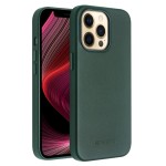 QIALINO MagSafe Skórzane Etui Plecki do iPhone 13 Pro Max zielone
