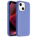QIALINO MagSafe Skórzane Etui Plecki do iPhone 13 Mini niebieskie
