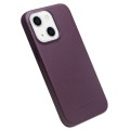 QIALINO MagSafe Skórzane Etui Plecki do iPhone 13 Mini fioletowe