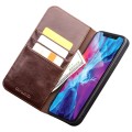 QIALINO Eleganckie Skórzane Etui do iPhone 13 Mini brązowe