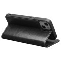 QIALINO Eleganckie Skórzane Etui do iPhone 13 Mini czarne