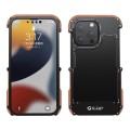 R-JUST Ramka Metalowo Drewniana Etui do iPhone 13 Pro Max