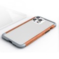 R-JUST Ramka Bumper Metal Drewno Etui do iPhone 13 Pro Max