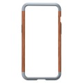 R-JUST Ramka Bumper Metal Drewno Etui do iPhone 13