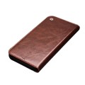 QIALINO Eleganckie Skórzane Etui do iPhone 13 Pro Max brązowe