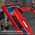 Shockproof Pancerne Etui Obudowa do iPad Mini 6 + SZKŁO 9H czerwone