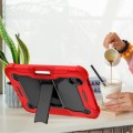 Shockproof Pancerne Etui Obudowa do iPad Mini 6 + SZKŁO 9H czerwone