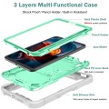 Shockproof Pancerne Etui Obudowa do iPad Mini 6 + SZKŁO 9H zielono-szare