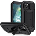 R-JUST Pancerne Etui Antywstrząsowe do iPhone 13 Mini czarne