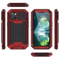 R-JUST Pancerne Etui Antywstrząsowe do iPhone 13 Mini czerwone