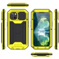 R-JUST Pancerne Etui Antywstrząsowe do iPhone 13 Mini żółte
