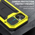 R-JUST Pancerne Etui Antywstrząsowe do iPhone 13 Mini żółte