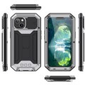 R-JUST Pancerne Etui Antywstrząsowe do iPhone 13 srebrne