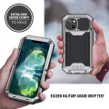 R-JUST Pancerne Etui Antywstrząsowe do iPhone 13 srebrne