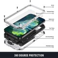 R-JUST Pancerne Etui Antywstrząsowe do iPhone 13 srebrne