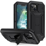 R-JUST Pancerne Etui Antywstrząsowe do iPhone 13 czarne