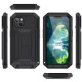 R-JUST Pancerne Etui Antywstrząsowe do iPhone 13 czarne